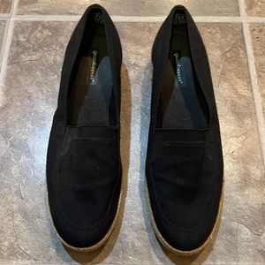 Grasshoppers Black Slip On Shoes-8.5S